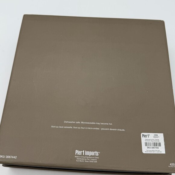 Pier 1 Imports spring farm animal salad plates 8.5" Easter luncheon plates sandw - Picture 5 of 12